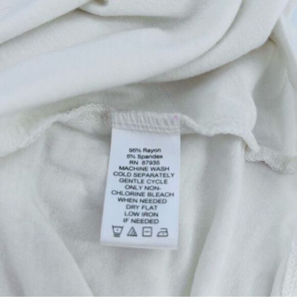 LOGO off white cream knit tunic top size medium - Picture 3 of 6